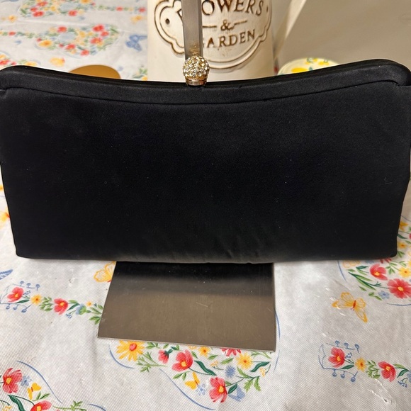 Source Unknown Black Clutch with Gold Accent - Picture 3 of 7